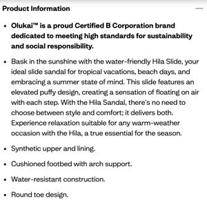 Olukai Hila Sandal - Women's Cloudy/Cloudy , Size: 7.0